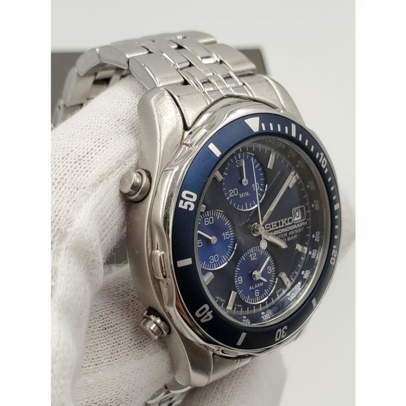 SEIKO PROSPEX SPEEDTIMER 1/100 SEC SOLAR CHRONOGRAPH SBER003