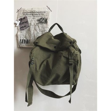 潮牌斜挎單肩包男女帆布包學生街頭大容量包包休閑文藝帆布袋ins