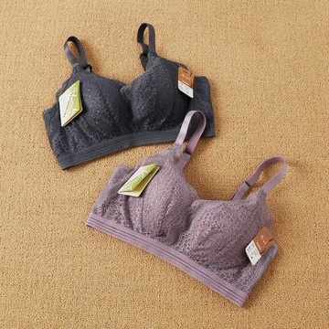 正品臺灣產文胸調整型胸罩無鋼圈蕾絲聚攏收副乳依莉微兒5508