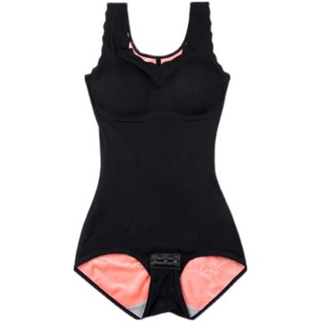 秋冬新款保暖連體塑身內衣女背心加絨加厚收腹透氣提臀打底衫大碼