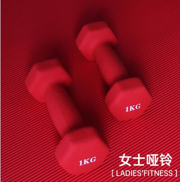 彩色女士小啞鈴一對跳操痩塑臂身1/2kg3健身運動兒童深蹲甩擺劃船