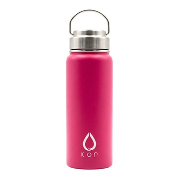 kor ROK 不鏽鋼保冷保溫瓶  個性粉  532ml  1個