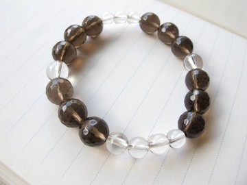 茶晶 白水晶 【若善】穩定心情 吸收負能量