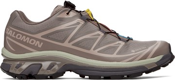 Salomon 灰褐色 XT-6 GORE-TEX 运动鞋