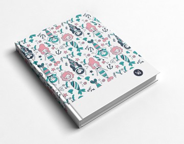 洛可可草莓WELKIN 手創_手工書/筆記本/手帳/日記本-美人魚