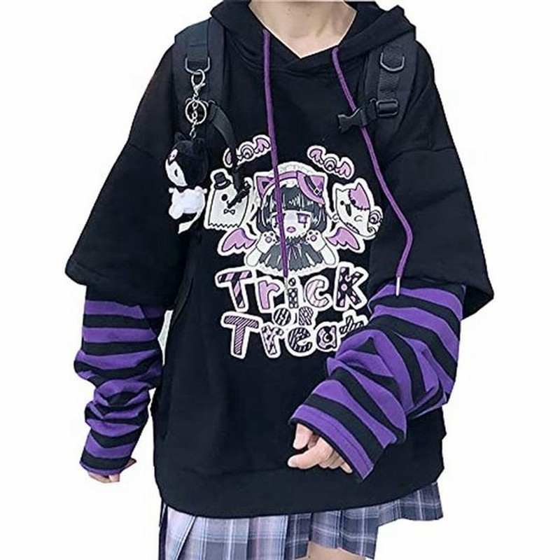 Towyyo Trick Or Treat ハロウィーン パーカー 病みかわいい 服 原宿系 ストリート系 レディース アニメ 韓国 大きい 通販 Lineポイント最大0 5 Get Lineショッピング