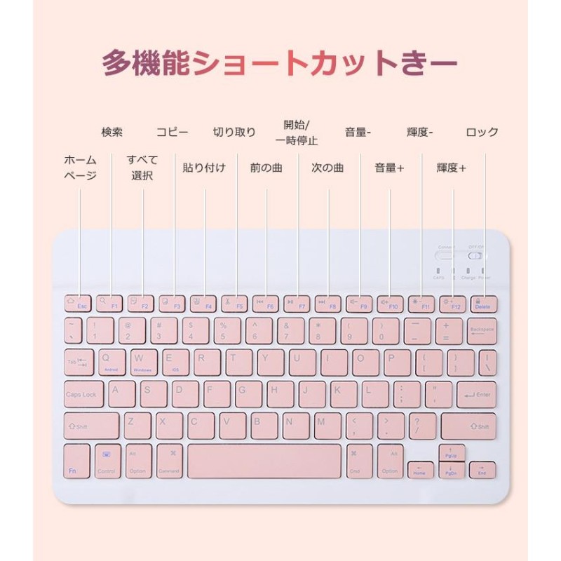 超お得なセット iPad キーボード ケース+Bluetooth 5.2 ワイヤレス