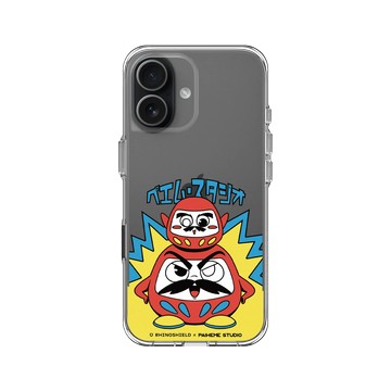iPhone 17 Clear Case（相機按鈕） 透明 - Paiheme Studio - Daruma Family