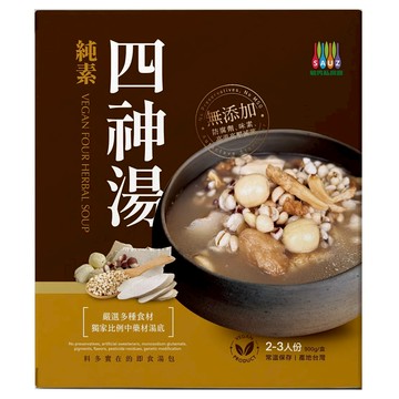 毓秀私房醬 四神湯 全素  900g  1盒