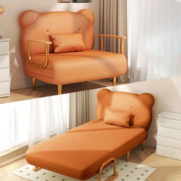 免運 可開票 快速出貨 單人沙發床折疊兩用小戶型多功能留宿床折疊床懶人兒童伸縮床X15