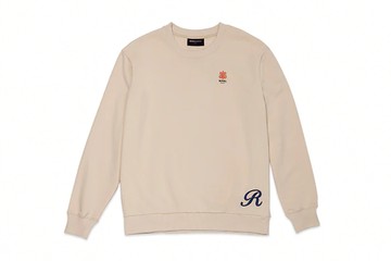 A11 ROYAL Sweat Shirt 圓領上衣 米色