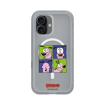 iPhone 17 AirX 流變灰 - Courage the Cowardly Dog膽小狗英雄 - 英雄的四格漫畫