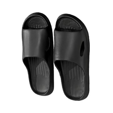 FANCY LIFE 居家室內防滑輕便舒適拖鞋  40~41  黑色  1雙