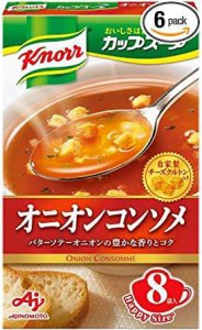 味の素 クノール カップスープ オニオンコンソメ 8袋×6箱