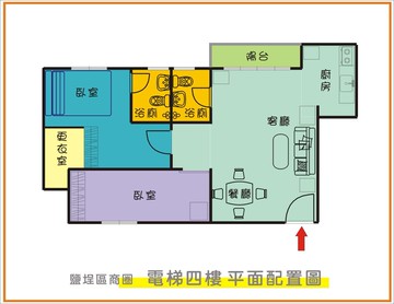 鹽埕區超熱鬧商圈二房二衛電梯公寓｜高雄市鹽埕區大有街