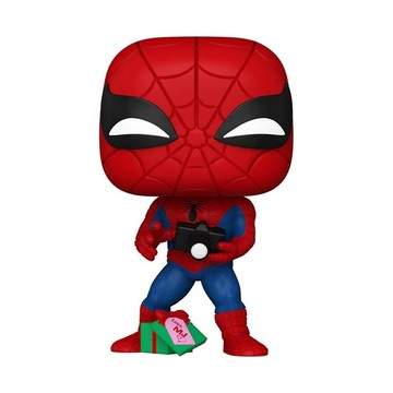 【超萌行銷】FUNKO POP 漫威 節慶 #1441 蜘蛛人與開啟的禮物 FN82877