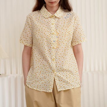 刺繡細節 碎花襯衫117379