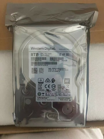 西數8t  機械硬盤sata 接口 7200轉耐用服務器nas高速高速存儲【北歐家居生活】