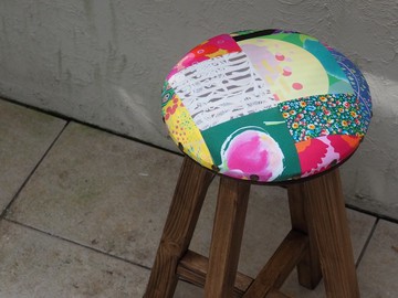 AMBER 原創設計蕾絲凳