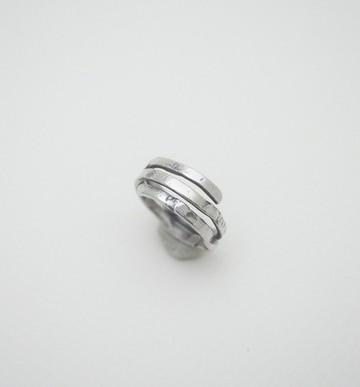 環繞系列-5號‧多環純銀戒指