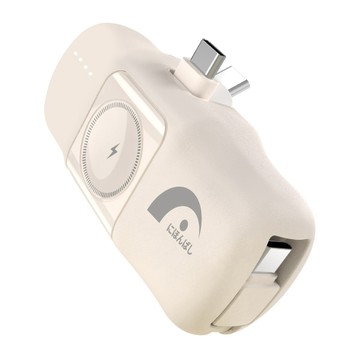 JPB Type-C直插式行動電源 支援apple watch充電/帶線 5000mAh
