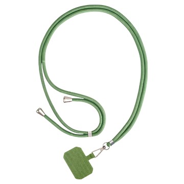 葉子小舖 手機掛繩 細款 附夾片 5mm 6mm  草綠色  3條