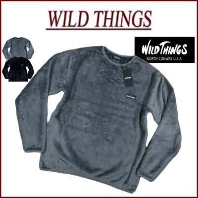 ワイルドシングス WILD THINGS SHAGGY FLEECE CREWサイズL