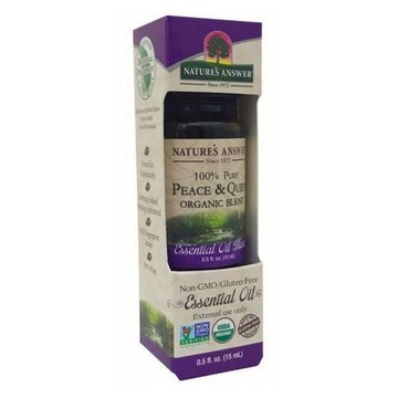 Organic Essential Oil Peace & Calming 0.5 oz by Natures Answer