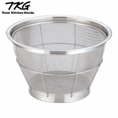 スイノー 特大 極荒 50cm柄 18-8ステンレス製 パイプ柄 網 ザル 水切り