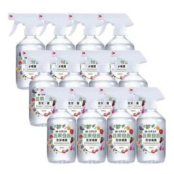 《台塑生醫》蔬果食器潔淨噴霧400mlx12入