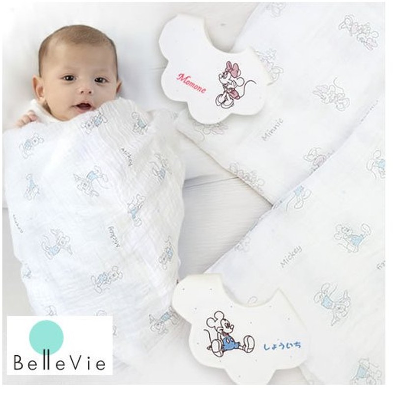 ディズニースタイ スワドルセット Bgset ミッキー ミニー ディズニー ギフトセット 出産祝い ベビーギフト 名前入り 男の子 女の子 通販 Lineポイント最大0 5 Get Lineショッピング