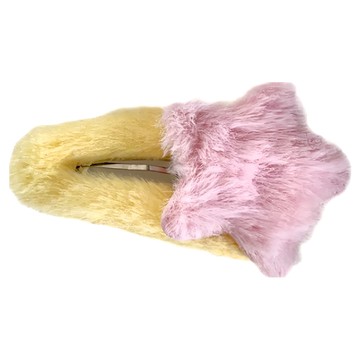 可愛BB夾 8.8 x 5cm 3.8g 10個  粉色五角星