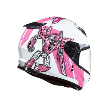 SOL 安全帽 SF-2 GMAX 49Y 羅伯特 白粉 抗UV 雙D釦 輕量化 小帽款 全罩