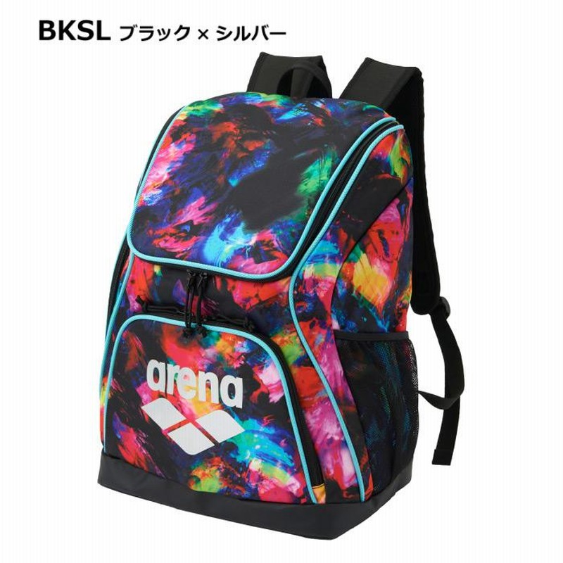 アリーナ 水泳 バックパック 総柄 35L 2024〜25年秋冬モデル