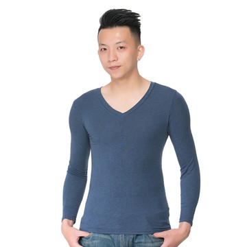 極速男V領發熱衣-L281 保暖 抗寒 台灣製