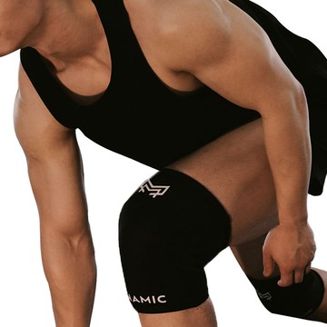 MYNAMIC 護膝  1個  S(小腿圍33~37cm)  黑色
