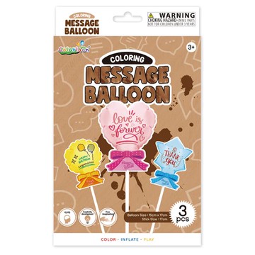 【Simple zone】Colorloon 3D造型手繪紙氣球-派對留言系列