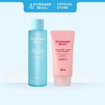 [Standard Seoul]  V-Fit 保濕防曬2件組 玻尿酸化妝水 200ml + PDRN防曬乳50ml