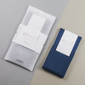 【Phresh輕活】男女旅行抗菌除臭速乾休閒襪 - 零著感親膚款（鎳藍）