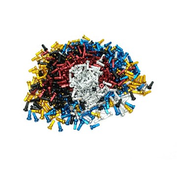 X-FREE【100顆】彩色 幅條頭 鋁合金12mm#14G 自行車14番 輻條輻帽 幅帽 鋼絲用 鋁頭【B11-92】