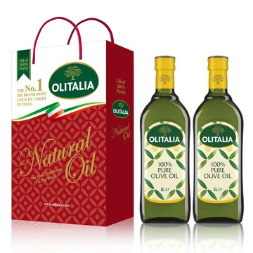 Olitalia奧利塔純橄欖油禮盒組(1000ml x 2瓶)
