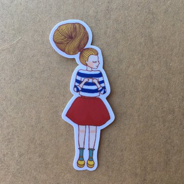 蜂巢女孩系列小型防水貼紙 SS0044