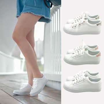 Material瑪特麗歐 TG13003 【加大尺碼25.5-27】 女鞋 休閒鞋 MIT加大尺碼綁帶休閒鞋