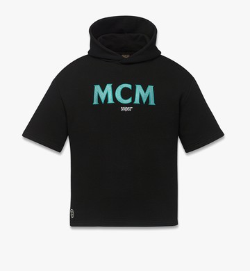 MCM x SNIPES Short Sleeve Rhinestone Hoodie
