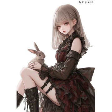 【3 月新品 2】07-095-0128 人物貼紙 動物與甜美蕾絲