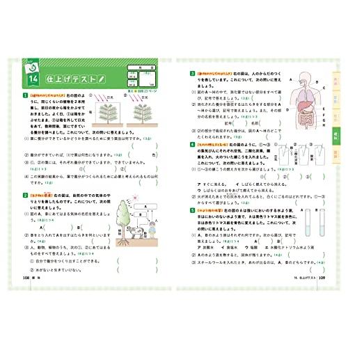 小学6年 全科の復習テスト 小学生向け問題集 もっとも大切な問題を完全チェック