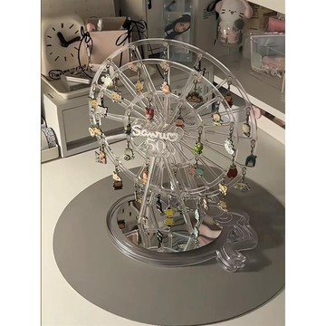 【台灣發貨 特價優惠】摩天輪滑滑梯亞克力立牌生日禮品三麗鷗桌面擺件
