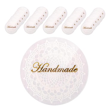 Indi.K 蕾絲花邊手作透明貼紙  透明  256張