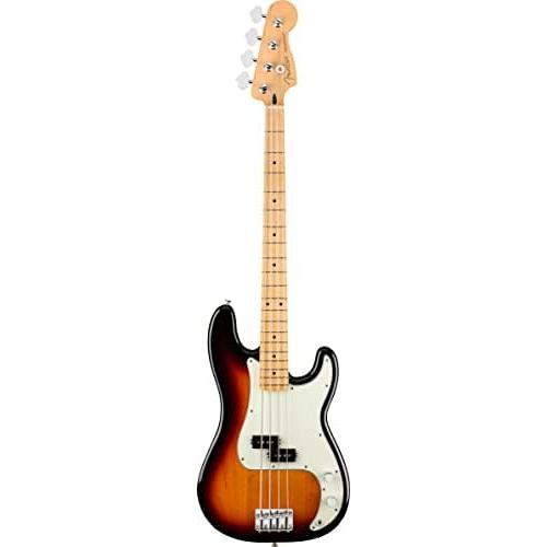 フェンダーPlayer Precision Bass Electric Guitar 3-Color Sunburst Bundle with G