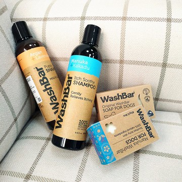 【貓狗用品】WashBar 精油洗毛系列 洗毛精 寵物香皂 清潔